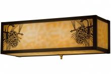  161521 - 16"W Winter Pine Wall Sconce