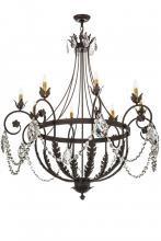 Meyda Blue 167783 - 45"W Antonia 8 LT Chandelier