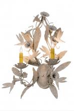 Meyda Blue 167975 - 20"W Le Printemps 2 LT Wall Sconce