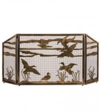  187785 - 66" Wide X 32" High Ducks in Flight Fireplace Screen