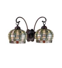  19014 - 18.5"W Jeweled Basket 2 LT Wall Sconce