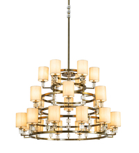 Meyda Blue 190159 - 60" Wide Montecito Ritz 24 Light Chandelier