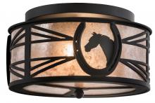  201723 - 14.5" Wide Horseshoe Flushmount