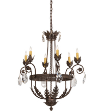 Meyda Blue 204681 - 26" Wide Antonia 6 Light Chandelier