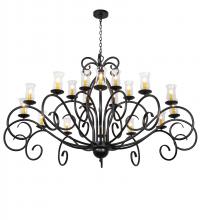 Meyda Blue 217145 - 72" Wide Sienna 18 Light Chandelier