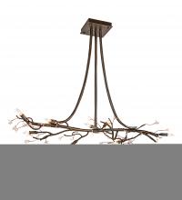 Meyda Blue 221125 - 48" Long Winter Solstice Budding Chandelier