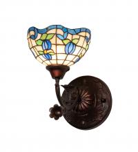  225837 - 8" Wide Roseborder Wall Sconce