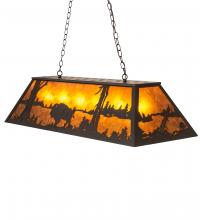  229016 - 48" Long Buffalo Oblong Pendant