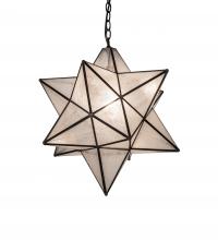  231949 - 18" Wide Moravian Star Pendant