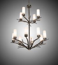 Meyda Blue 238365 - 42" Wide Winter Solstice 12 Light Chandelier