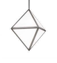 Meyda Blue 241964 - 18" Square Argyle Pendant