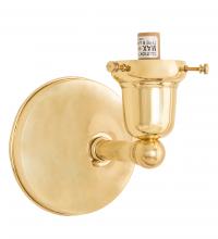 Meyda Blue 243627 - 5" Wide Polished Brass 1 Light Wall Sconce Hardware