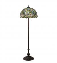  24496 - 62" High Trillium & Violet Floor Lamp