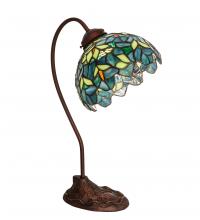  247786 - 18" High Nightfall Wisteria Desk Lamp