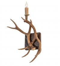  247849 - 14" Wide Antlers Elk & Mule Deer Wall Sconce