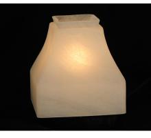  26250 - 5"Sq Bungalow Alabaster Shade