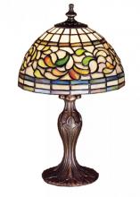  30314 - 13.5"H Tiffany Turning Leaf Mini Lamp