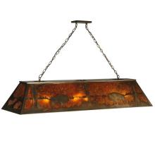  30332 - 60"L Buffalo at Lake Oblong Pendant