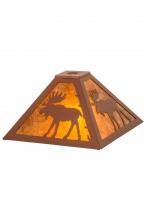  32513 - 12"Sq Lone Moose Shade