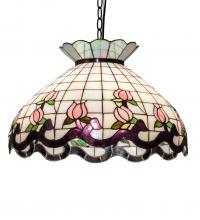  46579 - 20" Wide Roseborder Pendant