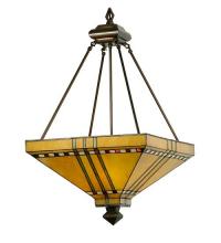  50621 - 17" Square Prairie Corn Inverted Pendant