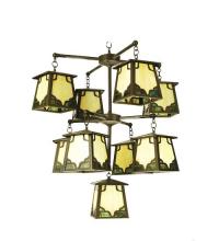  52068 - 36"Wide Kirkpatrick Stillwater 9 Light Chandelier