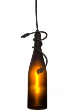  65092 - 5"W Tuscan Vineyard Wine Bottle Mini Pendant