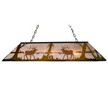  67745 - 72" Long Elk at Lake Oblong Pendant