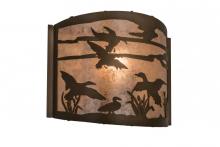  68612 - 12"W Ducks in Flight Wall Sconce