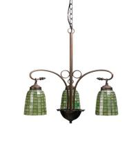  74054 - 24"W Terra Verde 3 LT Chandelier