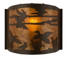  81076 - 12"W Ducks in Flight Wall Sconce