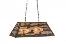  81771 - 33" Long Loon Oblong Pendant