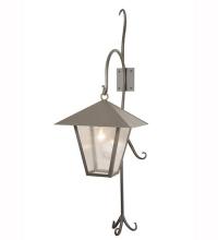 Meyda Blue 82331 - 18"W Vine Lantern Shepherd's Hook Outdoor Wall Sconce