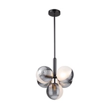  AC11885BK - Bolla Collection 5-Light Pendant Black