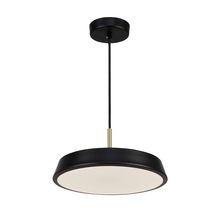  AC6901BK - Lexi Collection 1-Light 16" Pendant Black