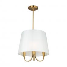  SC13330BG - Rhythm 3 Light Pendant Brushed Gold