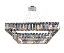  11781-010-FR001 - Quadro 35 Inch Square 2 Tier Pendant