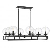  1-1861-8-89 - Crosby 8-Light Chandelier in Matte Black