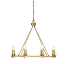  1-308-8-322 - Middleton 8-Light Chandelier in Warm Brass