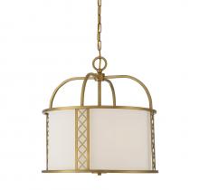  7-8202-3-322 - Rockford 3-Light Pendant in  Warm Brass