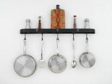  H-13-34Y-B-BK01/A-COP W/CI - POT RACK COLLECTION