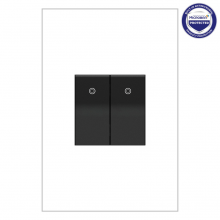  ASPD1531G4 - adorne® Paddle Switch, Half-Size, Graphite, with Microban®