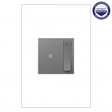  ADTP4FBL3PM4 - adorne® 0-10V sofTap® Dimmer, Magnesium, with Microban®