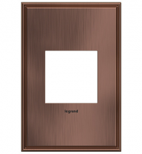  AWC1G2MAC4 - adorne® Matte Antique Copper One-Gang Screwless Wall Plate