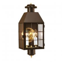  1093-BR-CL - American Heritage Outdoor Wall Light - Bronze