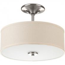  P3683-0930K9 - Inspire Collection One-Light 13" LED Semi-Flush Mount