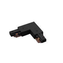  J2-LRIGHT-BK - J Track 2-Circuit Right L Connector