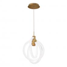  PD-27413-27-AB - Knot Mini Pendant Light