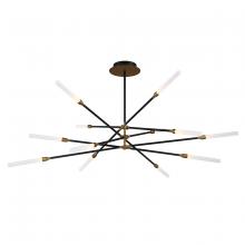  PD-55912-BK/AB - Houdini Chandelier Light