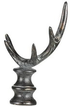  FA-5022A - DEER ANTLER RESIN FINIAL